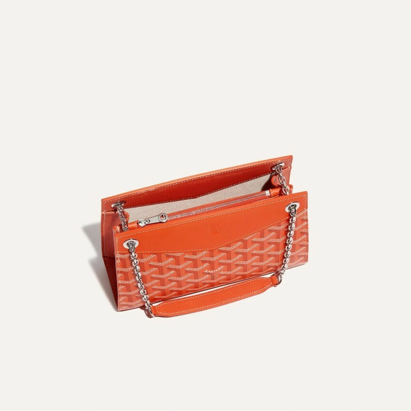 GOYARD 迷你 Rouettes 橙色包-5