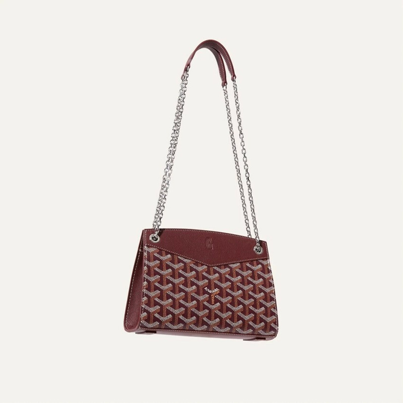 GOYARD 迷你 Rouette 包 酒紅色-3