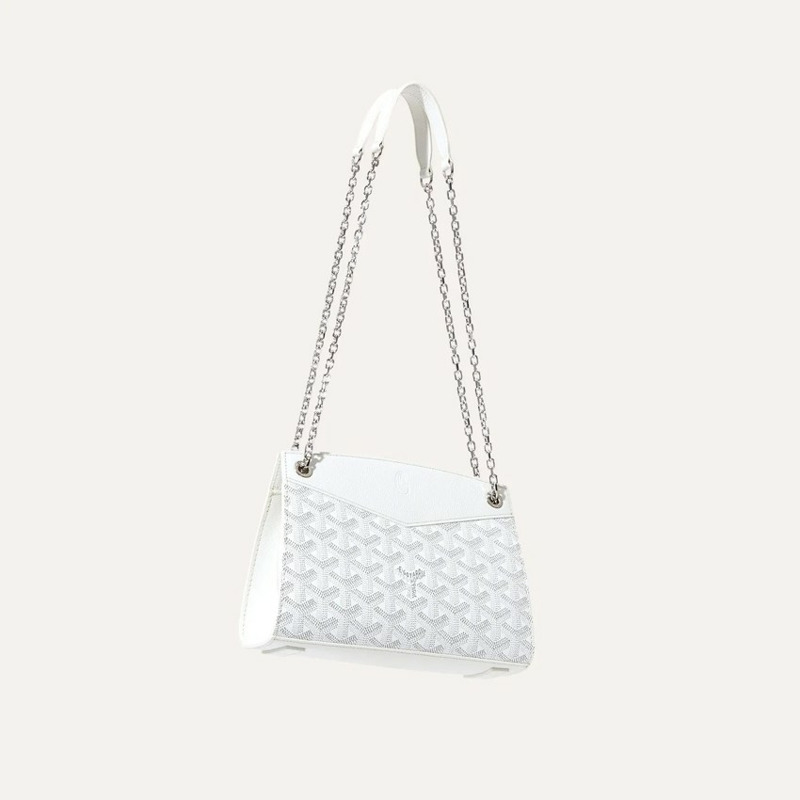 GOYARD Structure Rouette 迷你包 白色-3