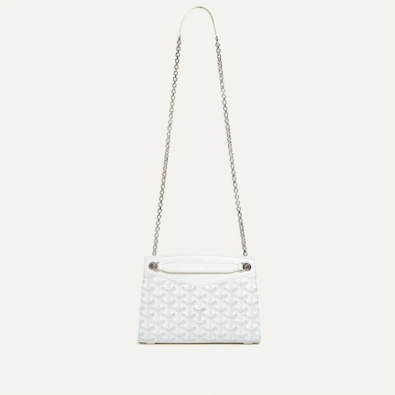 GOYARD Structure Rouette 迷你包 白色-4