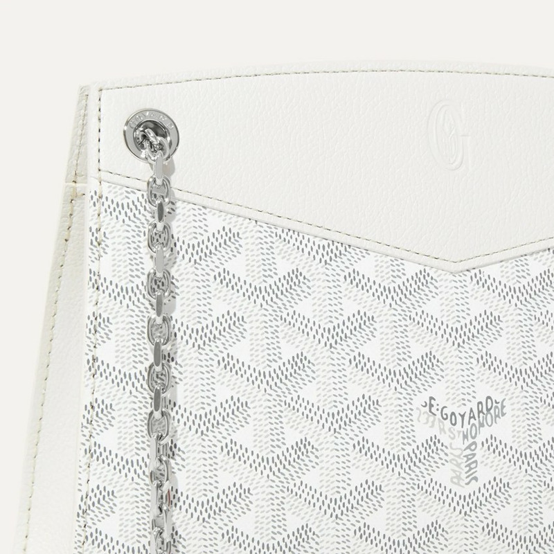 GOYARD Structure Rouette 迷你包 白色-6