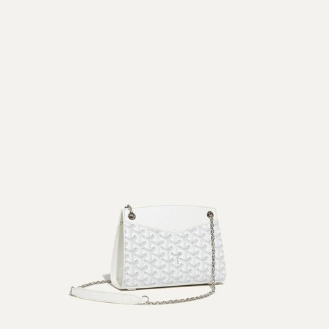 GOYARD Structure Rouette 迷你包 白色