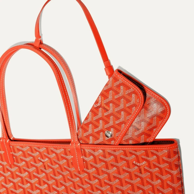 GOYARD 聖路易斯 PM 橙色手提包 STLOUIPMLTY07CL07P-3