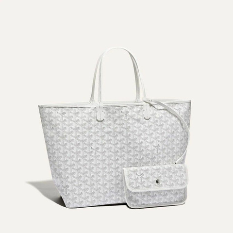 GOYARD St. Louis PM 白色手提包 STLOUIPMLTY50CL50P