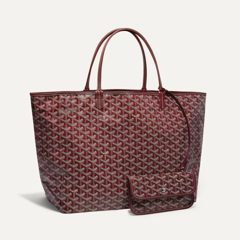 GOYARD 聖路易斯通用汽車公司勃根地酒紅色手提包-0