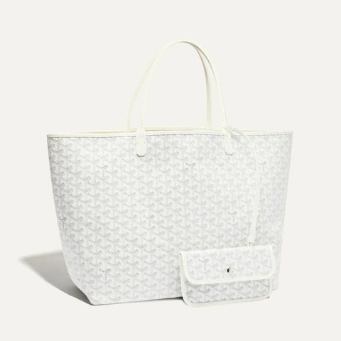 GOYARD 聖路易斯GM白色手提包 STLOUIGMLTY50CL50P