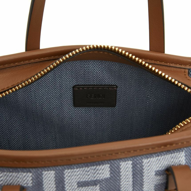 FENDI 迷你捲筒女士購物袋 8BS096 AUT4 F1SXQ-7