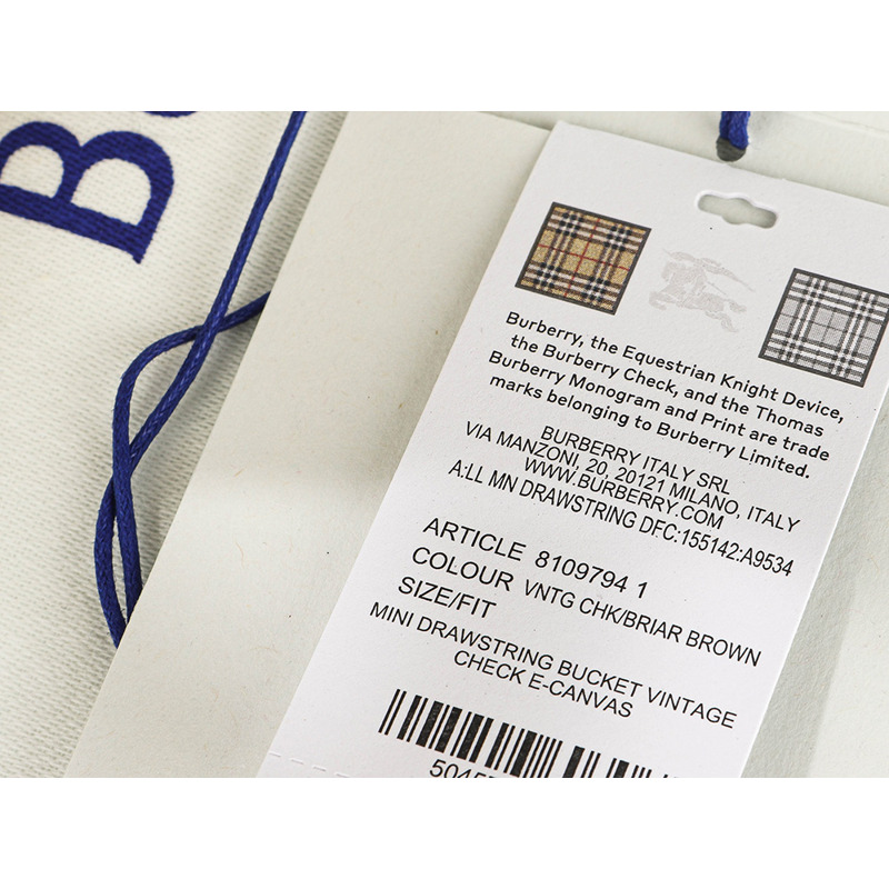 BURBERRY 25FW LL MN 抽繩水桶包 8109794-18