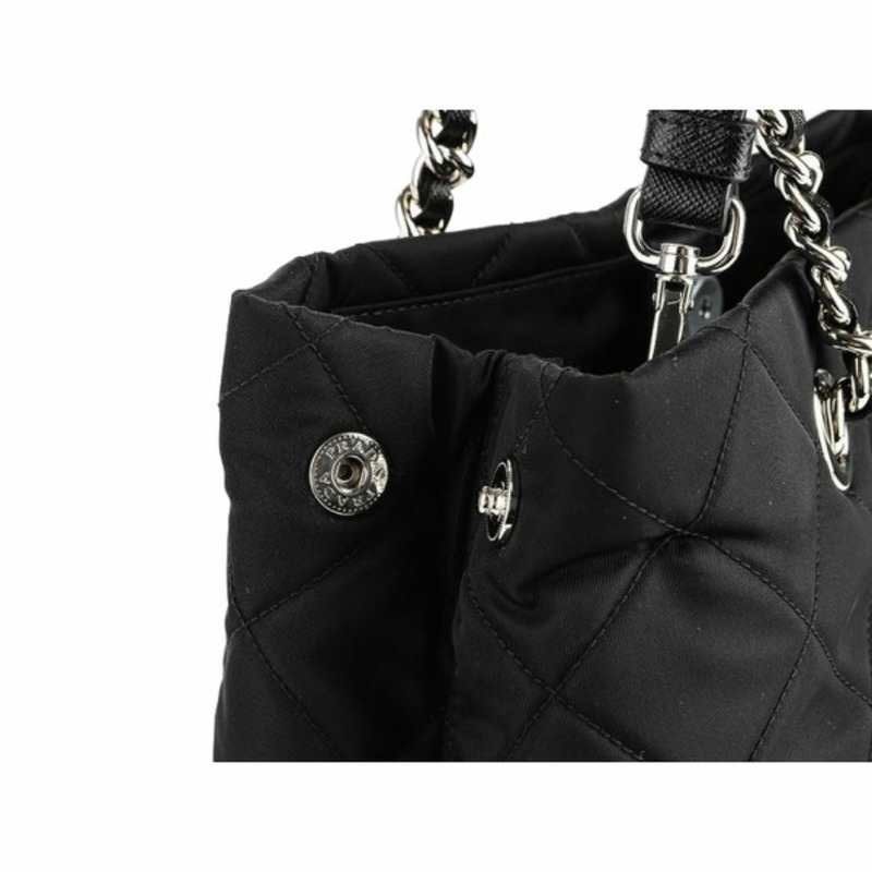 PRADA Pocono絎縫雙向鏈條單肩包 1BG740 2AS3 F0002-5