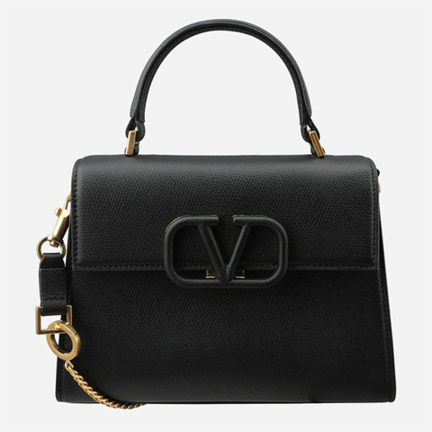 VALENTINO 5F V 型斜背小號手提包 黑色 7W2B0F53 KGW 0NO