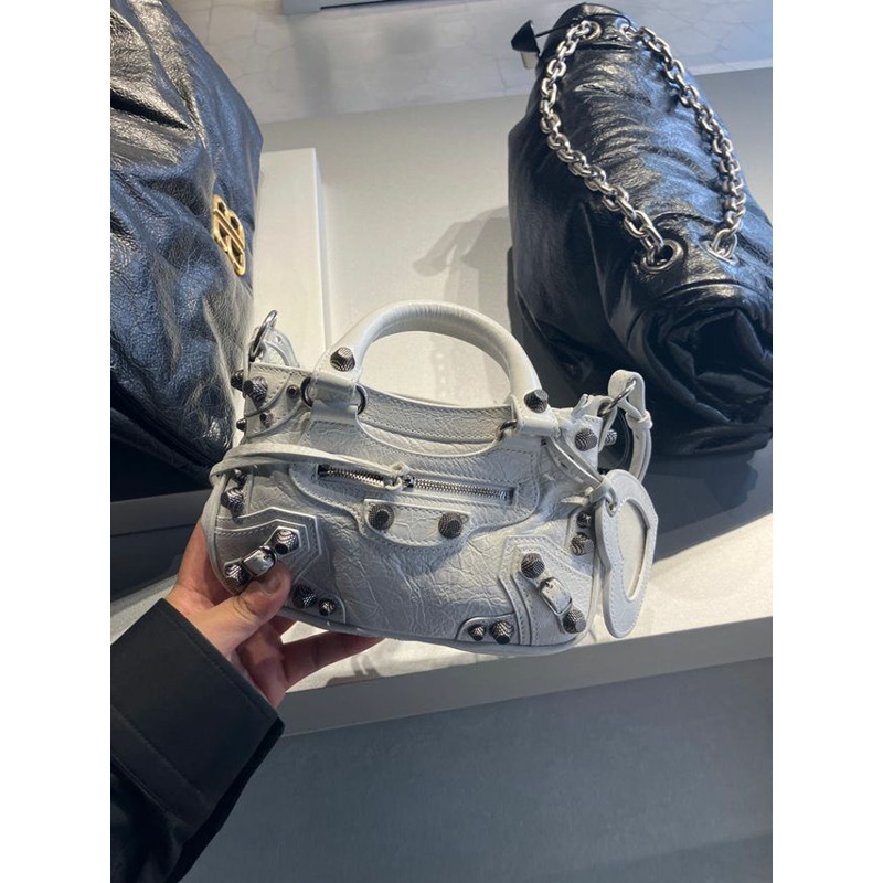 BALENCIAGA Neo Cargo Mini South 單肩包 白色 785690 1VG9Y 9104-0