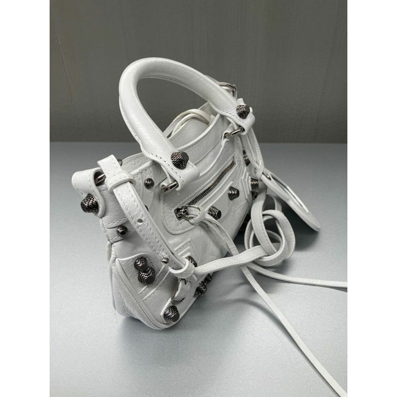 BALENCIAGA Neo Cargo Mini South 單肩包 白色 785690 1VG9Y 9104-3