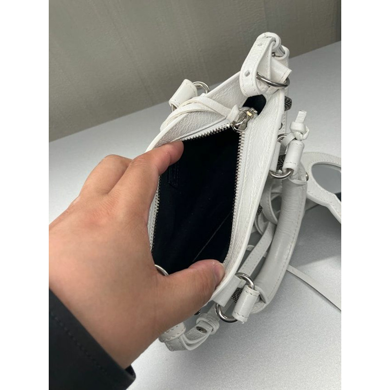 BALENCIAGA Neo Cargo Mini South 單肩包 白色 785690 1VG9Y 9104-4