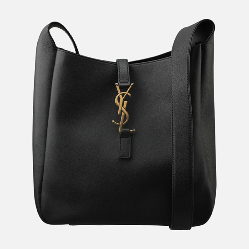 SAINT LAURENT LE 5A7 小型肩背包 黑色 713938 AAAUQ 1000-0