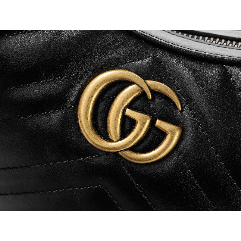 GUCCI GG Marmont 半月形單肩包-10
