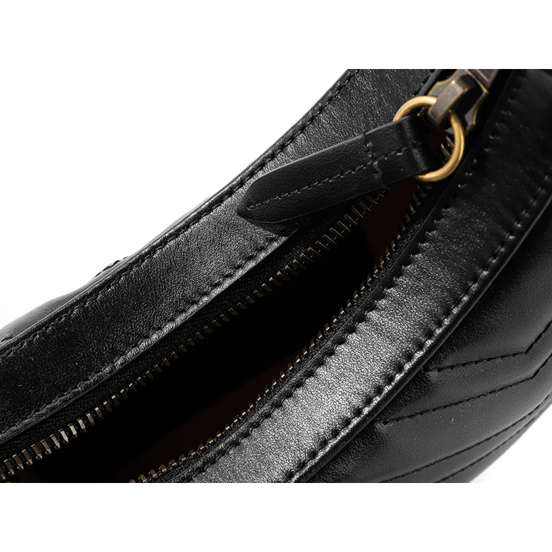 GUCCI GG Marmont 半月形單肩包-14