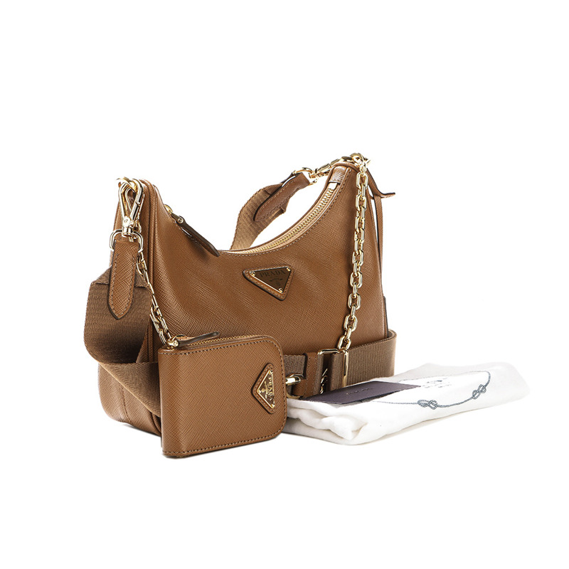 PRADA 25FW 女士 ReEdition Saffiano 單肩包-19