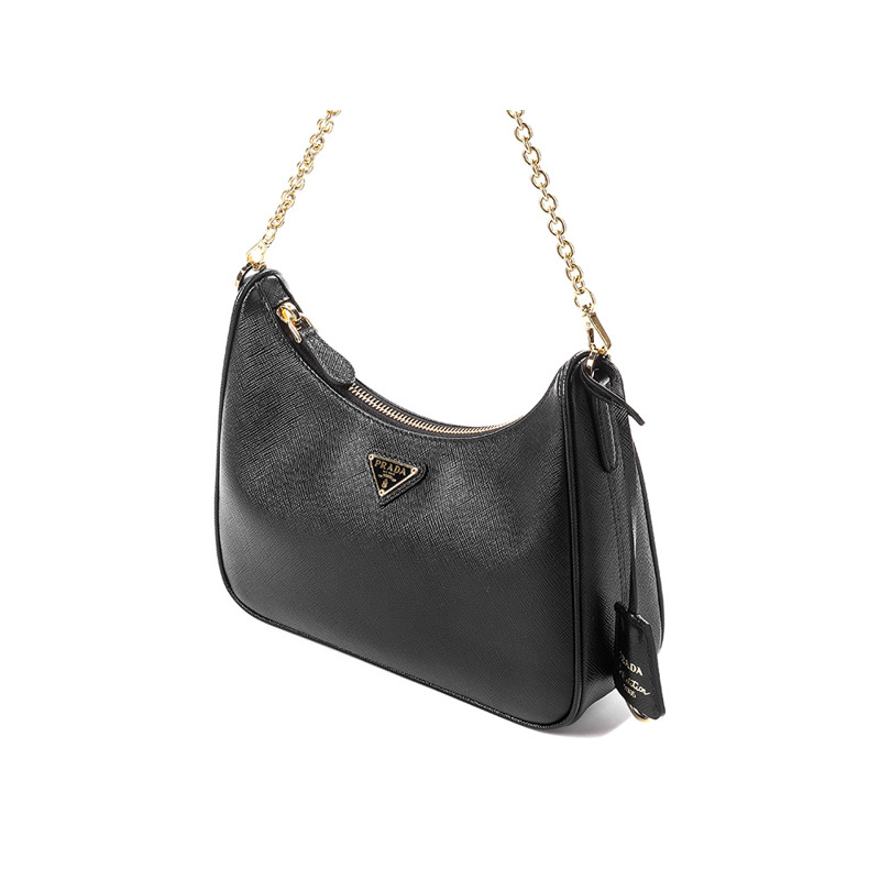 PRADA 25FW 女士復刻版 Saffiano 單肩包-5