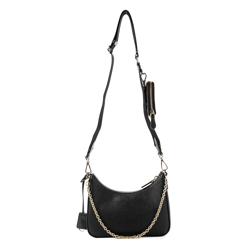 PRADA 25FW 女士復刻版 Saffiano 單肩包-7