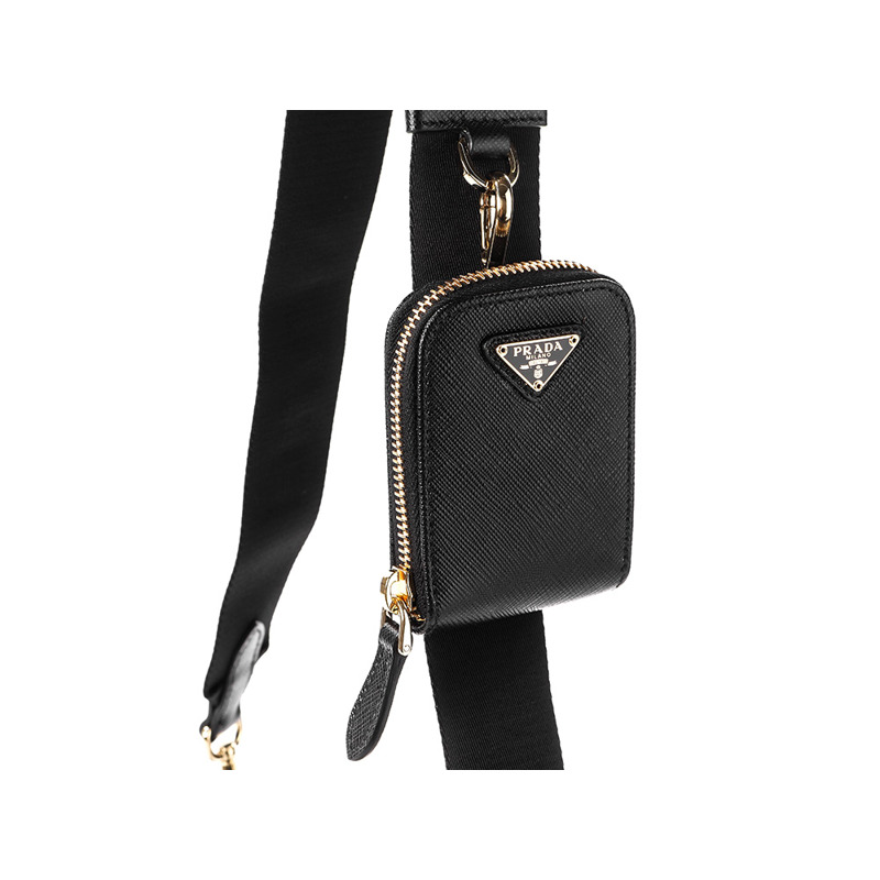 PRADA 25FW 女士復刻版 Saffiano 單肩包-11