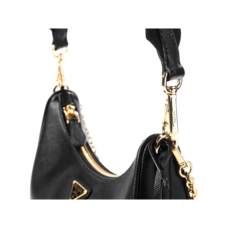 PRADA 25FW 女士復刻版 Saffiano 單肩包-13