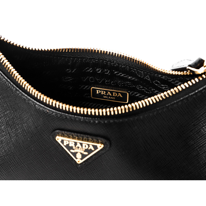 PRADA 25FW 女士復刻版 Saffiano 單肩包-16