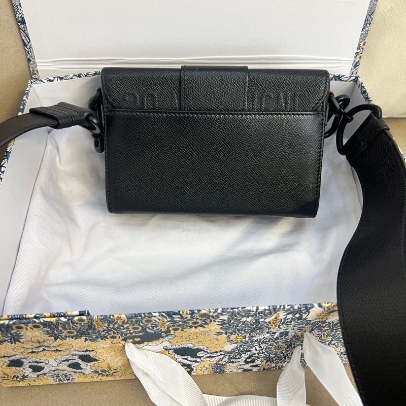 Dior 迪奧 蒙田盒子包 Box so Black磨砂黑-1
