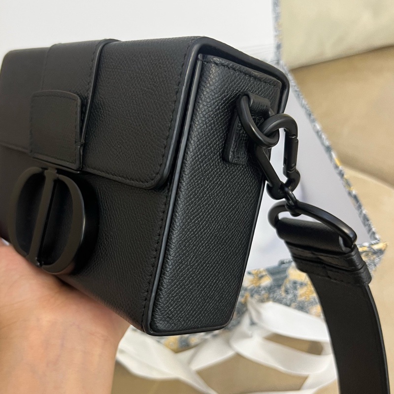 Dior 迪奧 蒙田盒子包 Box so Black磨砂黑-2