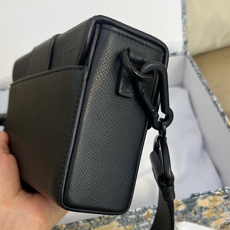 Dior 迪奧 蒙田盒子包 Box so Black磨砂黑-3