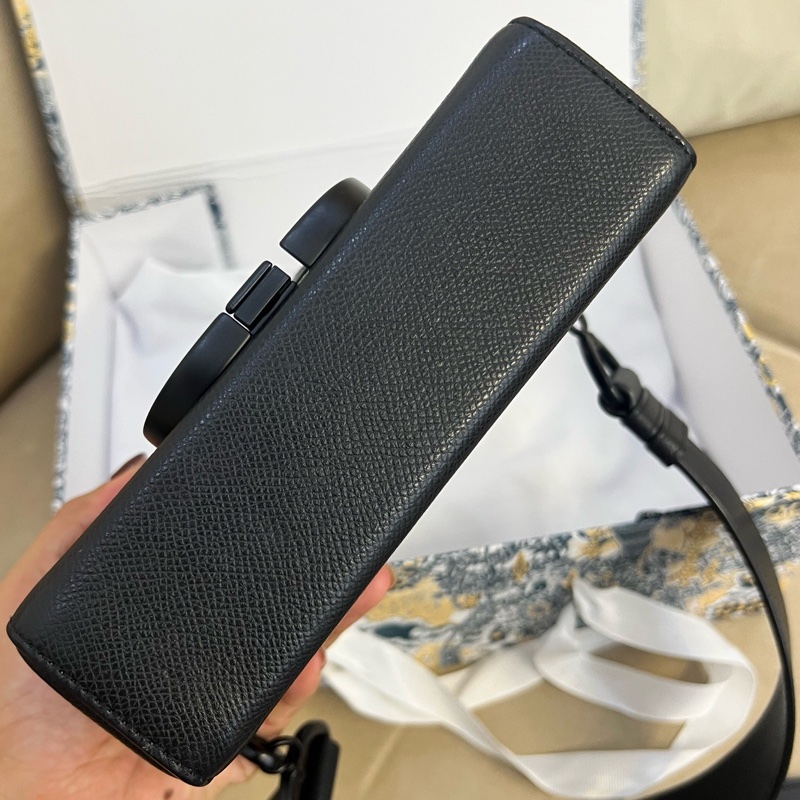 Dior 迪奧 蒙田盒子包 Box so Black磨砂黑-4