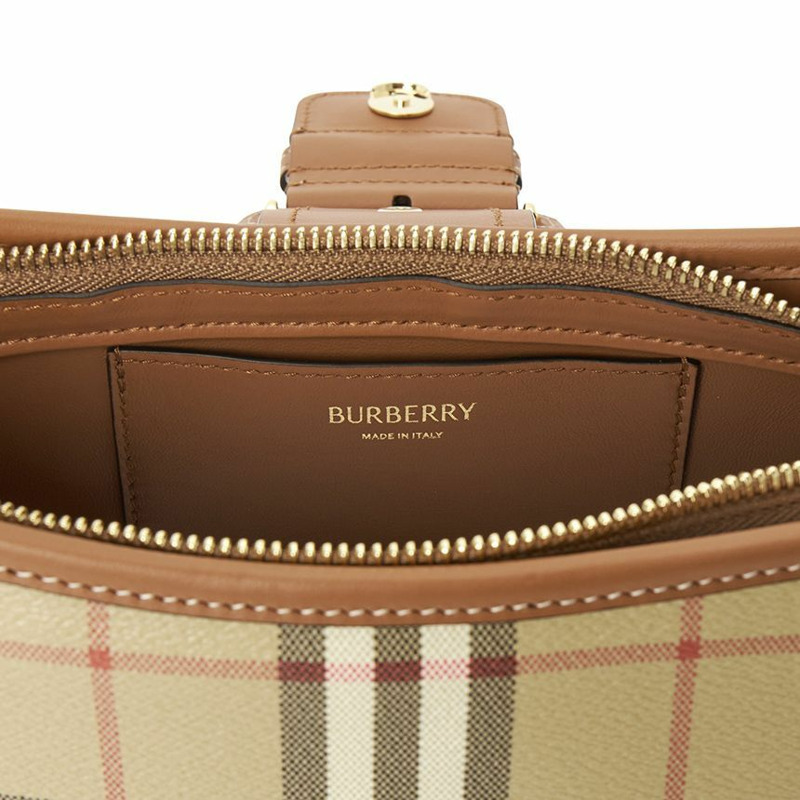 BURBERRY 格紋女士露跟鞋 8109796-6