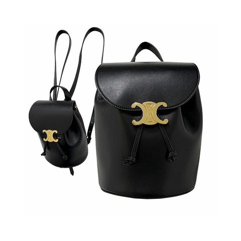 CELINE Triomphe 光滑小牛皮 Bonnie 雙肩包