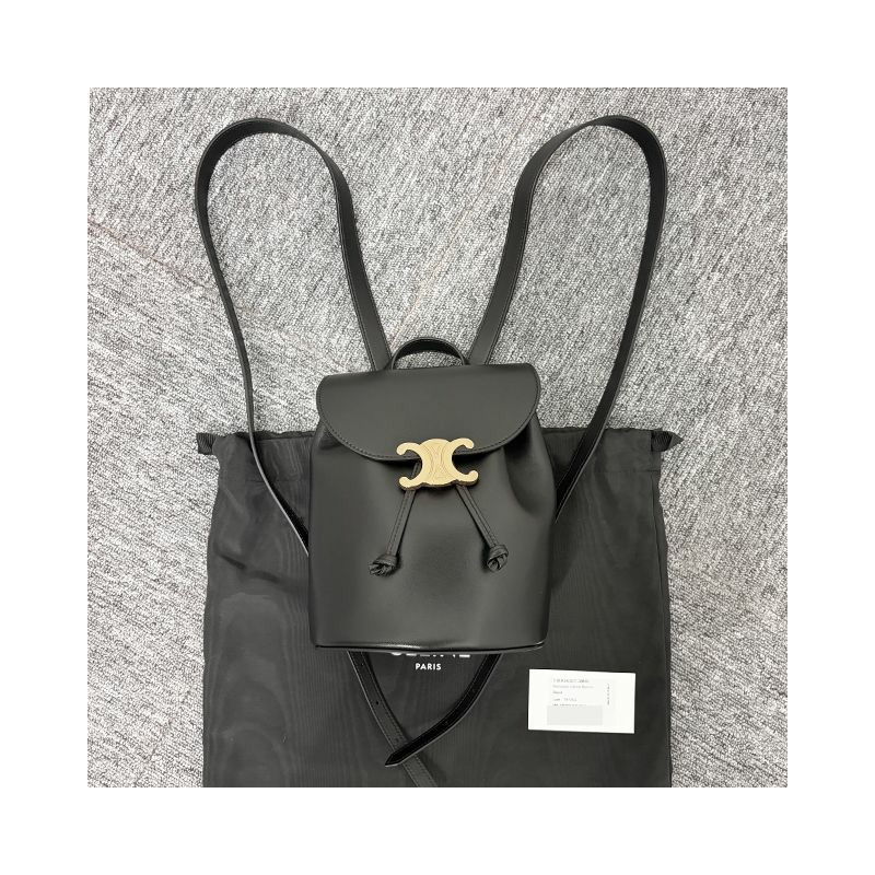 CELINE Triomphe 光滑小牛皮 Bonnie 雙肩包-2