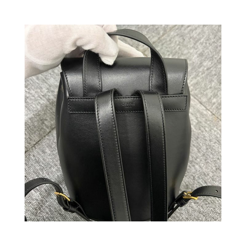 CELINE Triomphe 光滑小牛皮 Bonnie 雙肩包-4