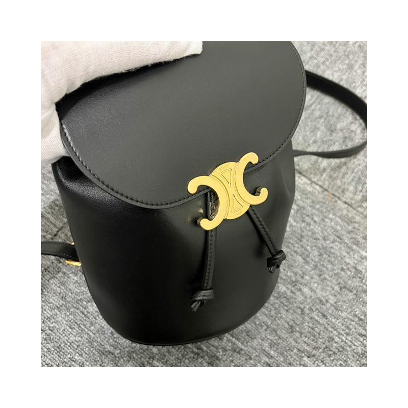 CELINE Triomphe 光滑小牛皮 Bonnie 雙肩包-7