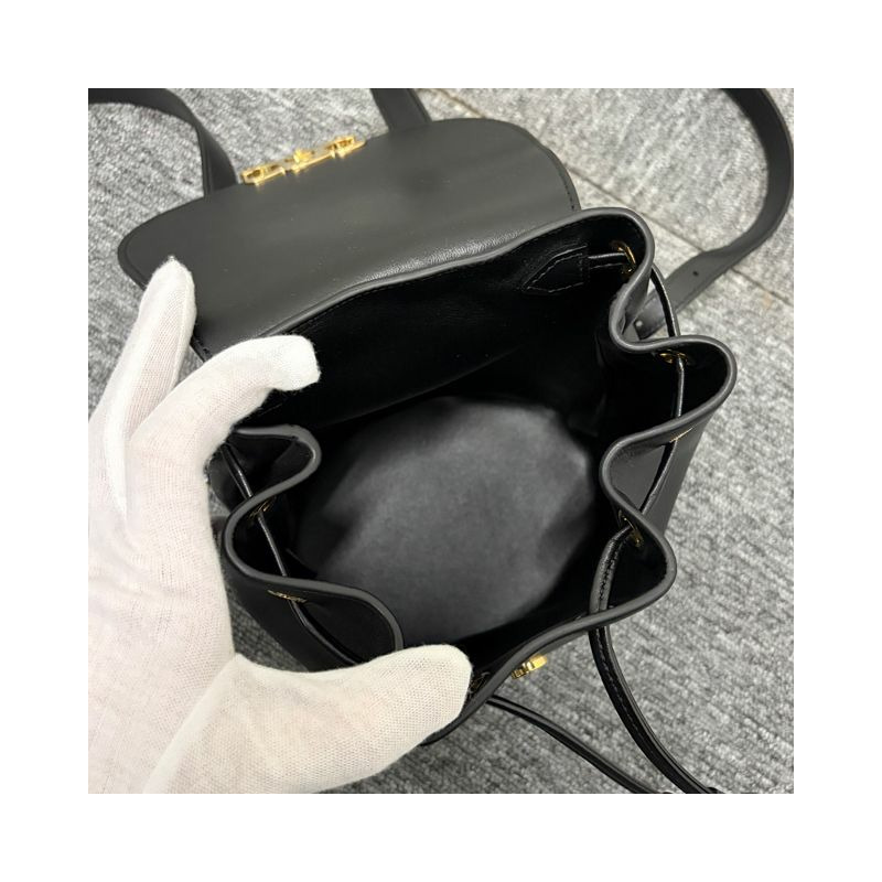 CELINE Triomphe 光滑小牛皮 Bonnie 雙肩包-9