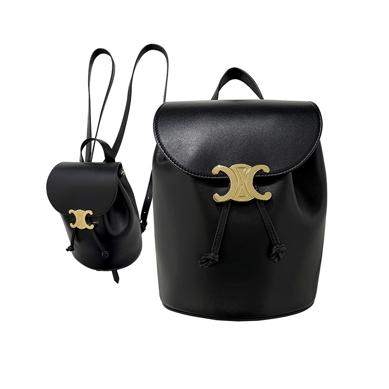 CELINE Triomphe 光滑小牛皮 Bonnie 雙肩包-12