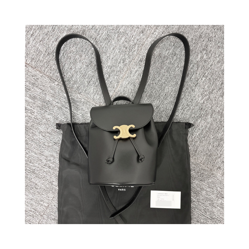 CELINE Triomphe 光滑小牛皮 Bonnie 雙肩包-14