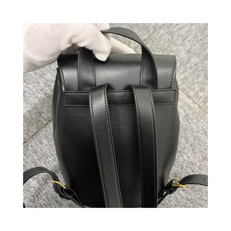 CELINE Triomphe 光滑小牛皮 Bonnie 雙肩包-16