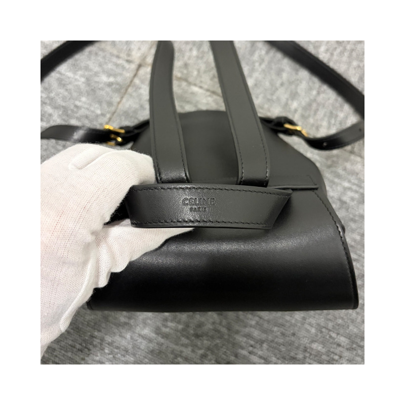 CELINE Triomphe 光滑小牛皮 Bonnie 雙肩包-18