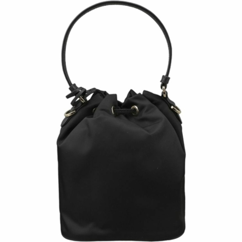 PRADA 1BE067 RV44 F0002 黑色尼龍迷你手提袋-3