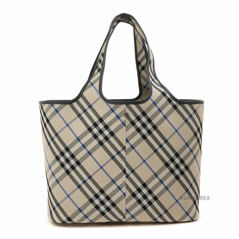 BURBERRY 中型格子手提包-3