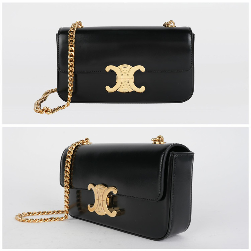 CELINE Triofe 鏈條單肩包 115203BF4 38NO-2