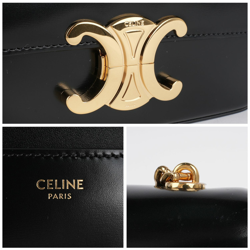 CELINE Triofe 鏈條單肩包 115203BF4 38NO-4