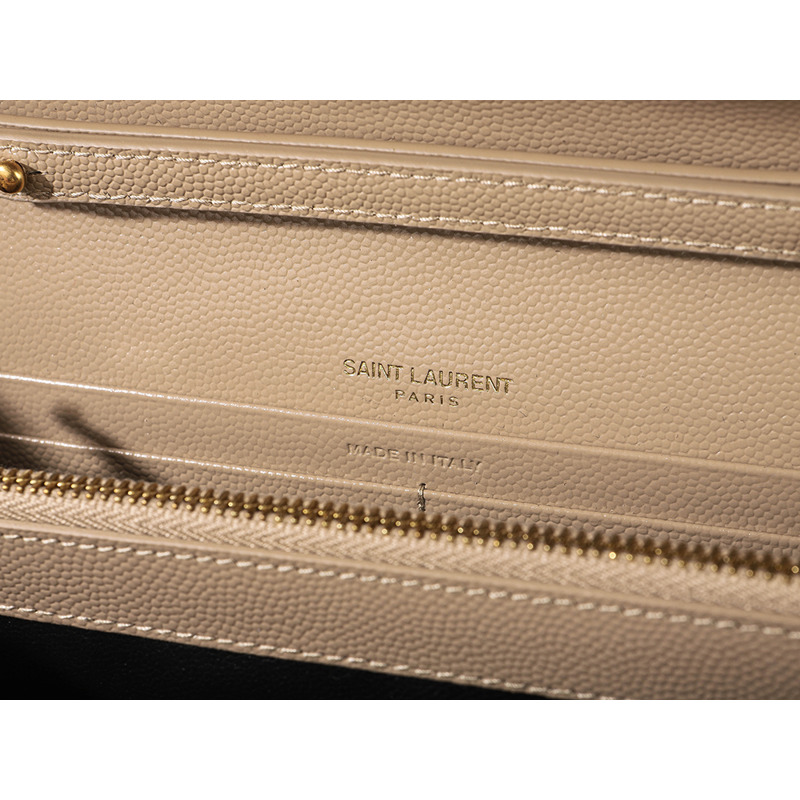 SAINT LAURENT 25FW 女士金色字母圖案斜背包-15