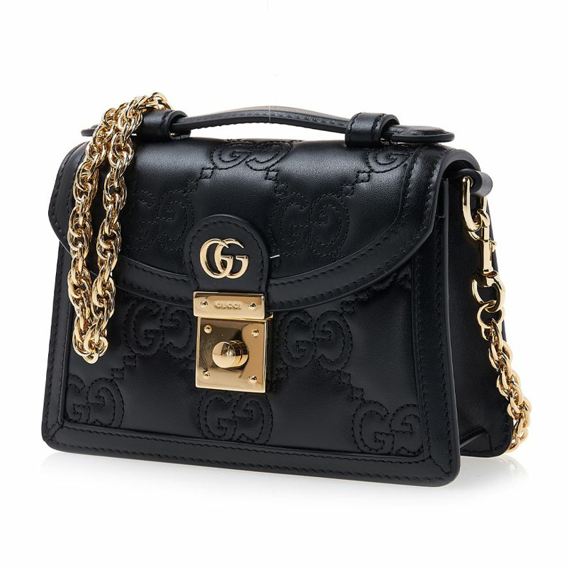GUCCI 女士 GG 絎縫小號手提包-2