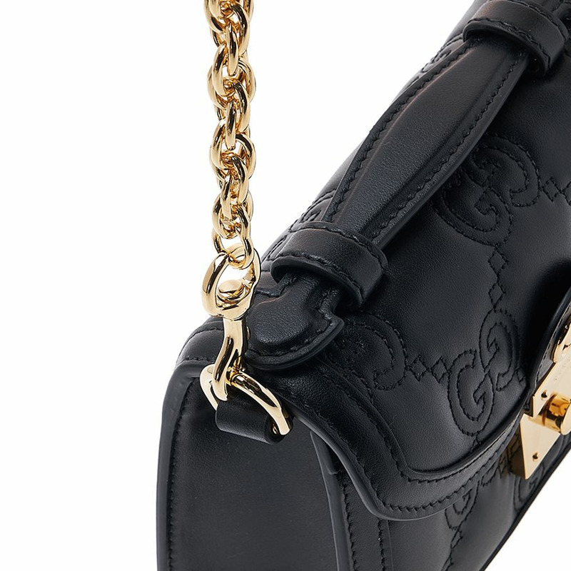 GUCCI 女士 GG 絎縫小號手提包-9