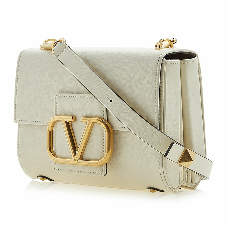 VALENTINO Scratch 女士小牛皮鉚釘標誌肩背包 1W2B0J96 CPD I16-1