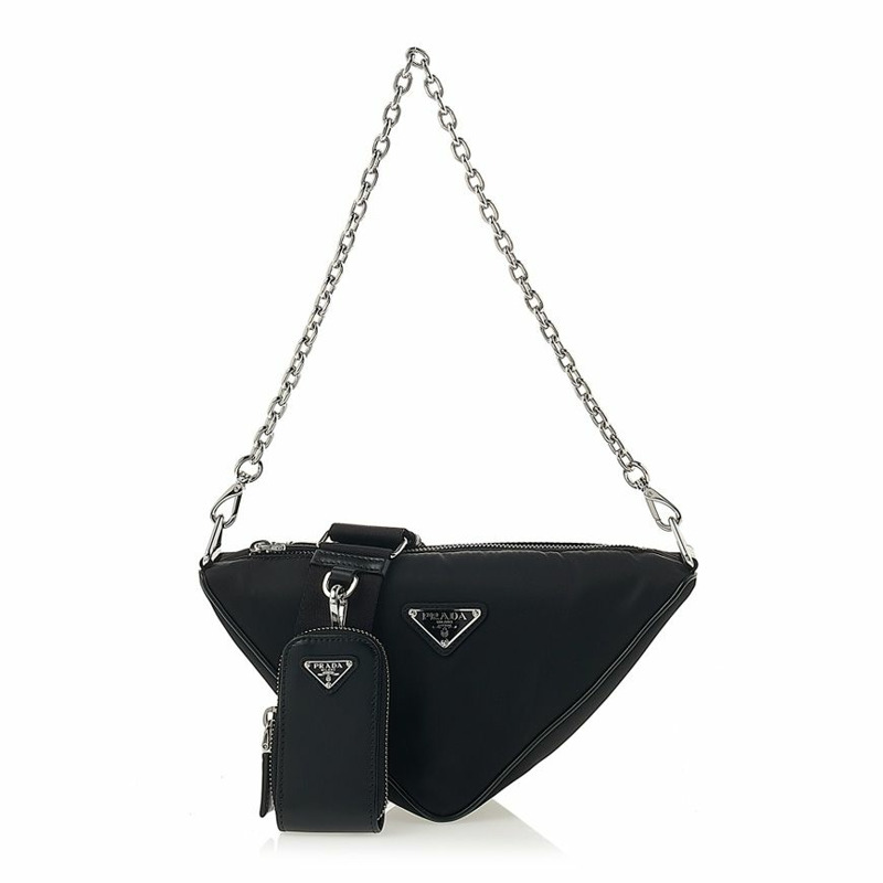 PRADA Scratch 女士三角肩背包 1BH190 RDLN F0002 (N2M)-0
