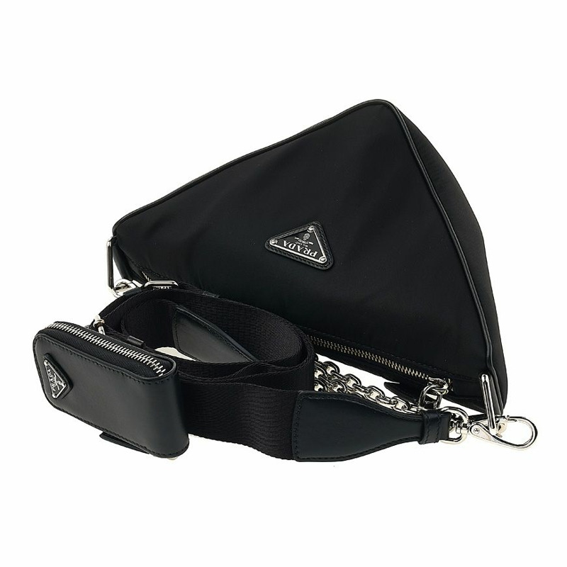 PRADA Scratch 女士三角肩背包 1BH190 RDLN F0002 (N2M)-3